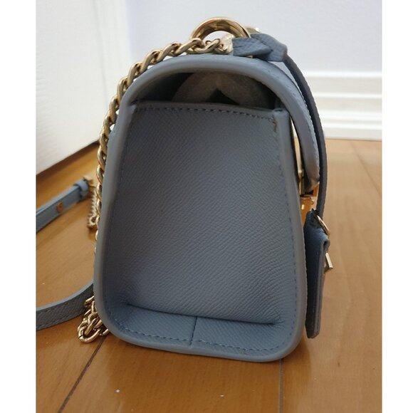 Paprika Blue Treasure Box Leather Crossbody Bag - Picture 3 of 5